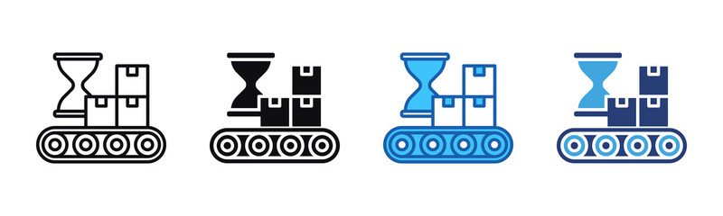 Poster - Waiting icon sheet multiple style collection