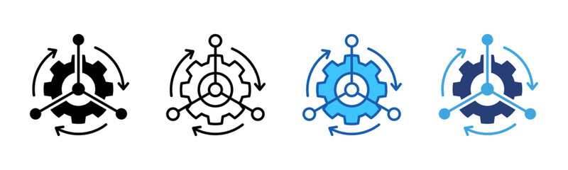 Poster - Controls icon sheet multiple style collection
