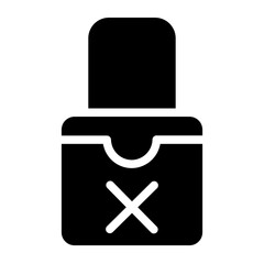 Poster - Lock People Team Glyph Icon