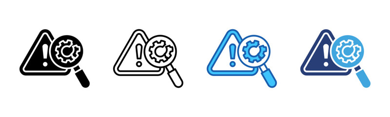 Poster - Incident icon sheet multiple style collection