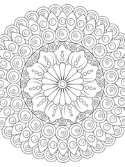  PrintFlowers Coloring Pages For Adules