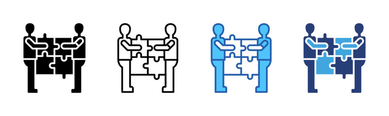 Poster - Puzzle icon sheet multiple style collection