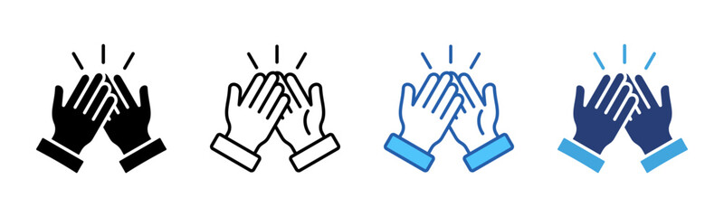 Poster - High Five icon sheet multiple style collection