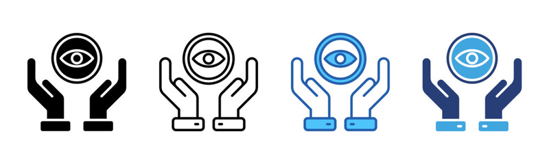 Poster - Vision icon sheet multiple style collection