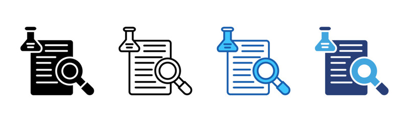 Poster - Synthesis icon sheet multiple style collection