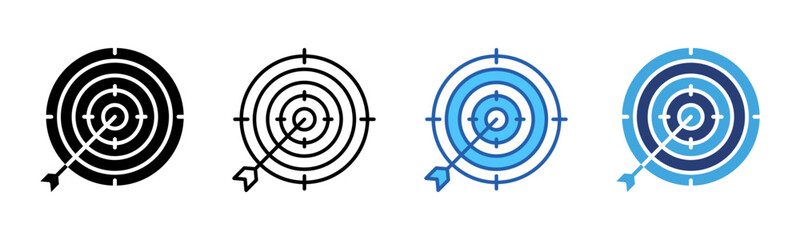 Poster - Target icon sheet multiple style collection