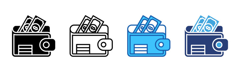 Poster - Wallet icon sheet multiple style collection