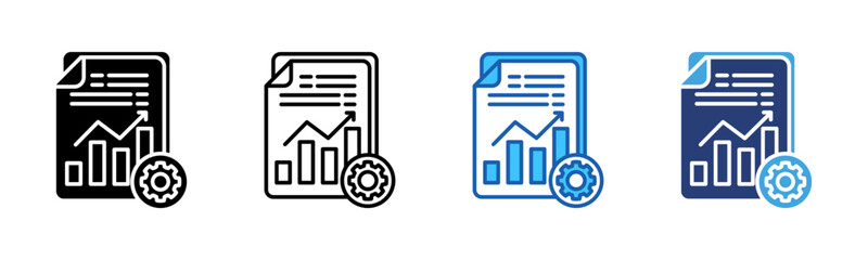 Poster - Management icon sheet multiple style collection