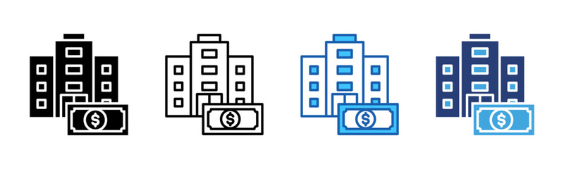Poster - Corporation icon sheet multiple style collection