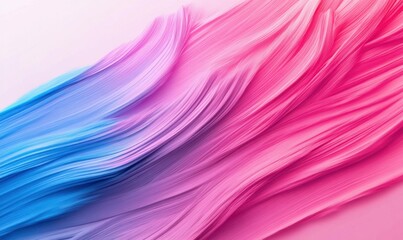 Poster - Abstract background with flowing gradient lines in shades of pink, purple, and blue creating a vibrant texture.