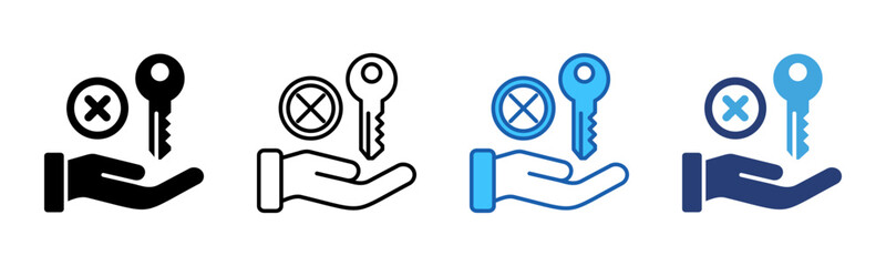 Poster - Closing icon sheet multiple style collection