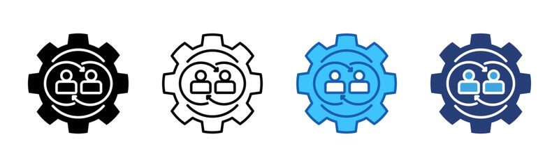 Poster - Synergy icon sheet multiple style collection