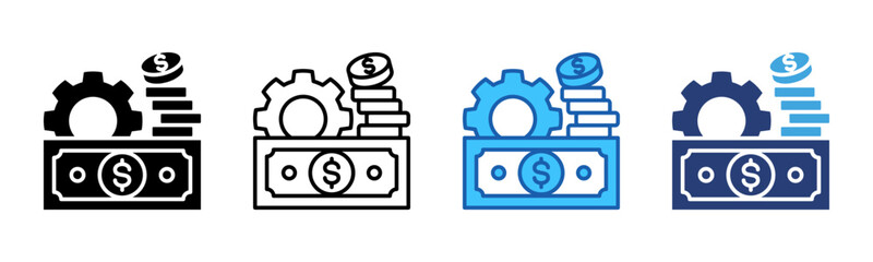 Poster - Money Management icon sheet multiple style collection