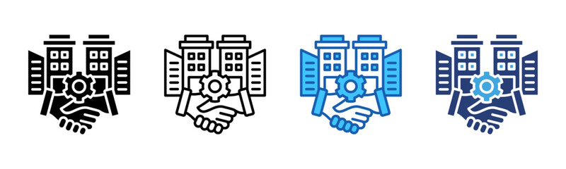 Poster - Merger icon sheet multiple style collection