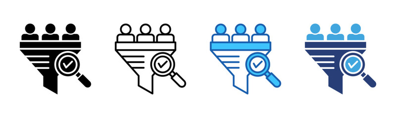 Poster - Screening icon sheet multiple style collection