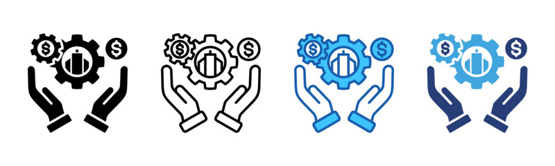 Poster - Assets icon sheet multiple style collection
