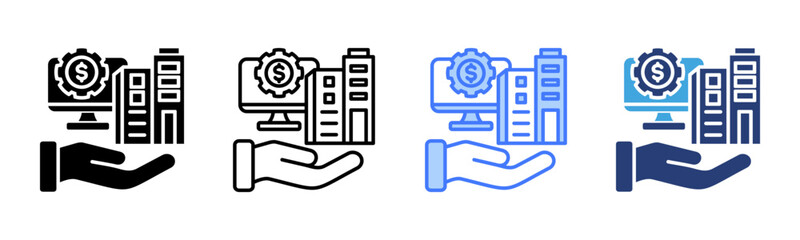 Poster - Asset Management icon sheet multiple style collection