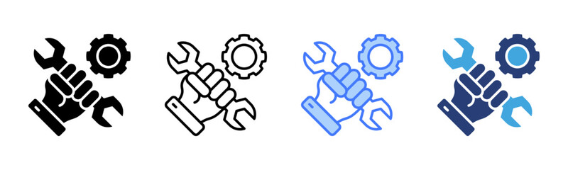 Poster - Repairing icon sheet multiple style collection