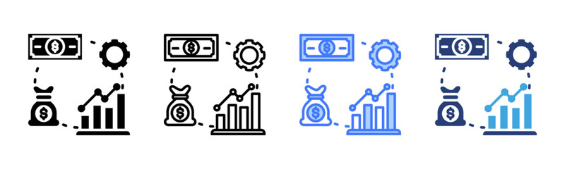 Poster - Circular Economy icon sheet multiple style collection