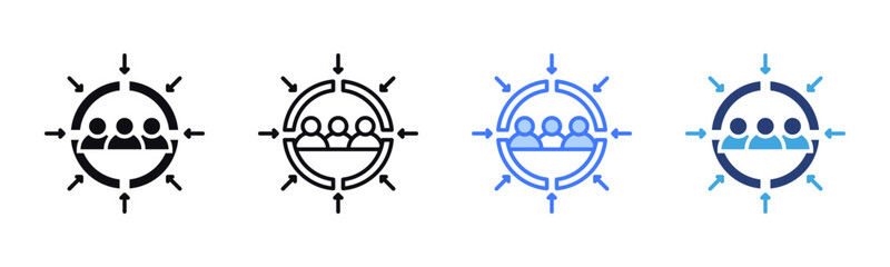 Poster - Customer icon sheet multiple style collection