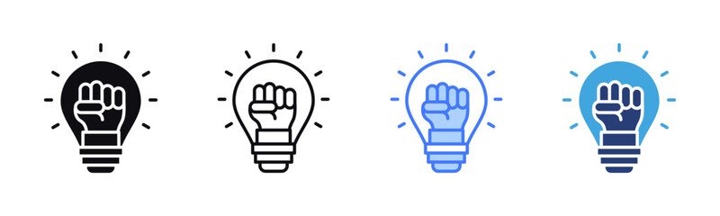 Poster - Empowerment icon sheet multiple style collection