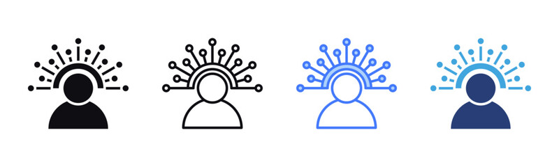 Poster - Responsiveness icon sheet multiple style collection