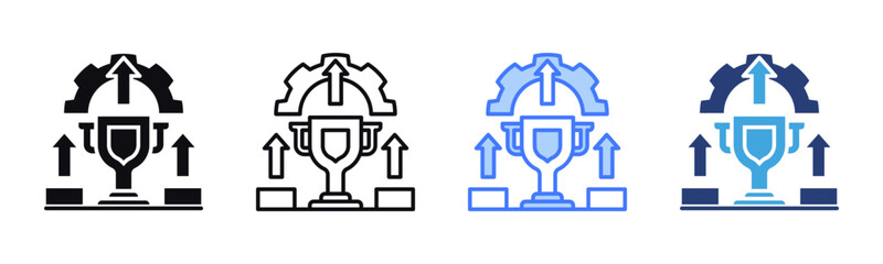 Poster - Competitive icon sheet multiple style collection