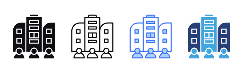 Poster - Corporate Culture icon sheet multiple style collection