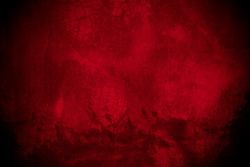 Aufkleber - Old wall texture cement black red  background abstract dark color design are light with white gradient background.