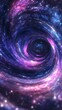 © MahmudulHassan - Hyperspace Vortex Swirl Cosmic Nebula of Purple and Blue Galaxy Starfield Effect