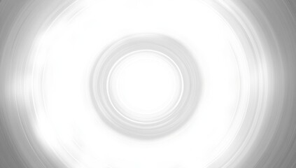 Aufkleber - Abstract concentric circles, white and gray,  dynamic background