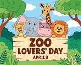 Cute Zoo Lovers' Day Celebration on April 8th