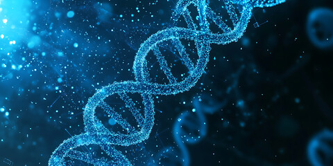 Poster - Exploring dna structure and function laboratory scientific visualization digital environment macro view genetics insights