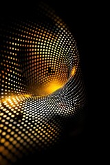 Poster - Abstract Illustration of Light Patterns Featuring Unique Textures and Color Gradients on a Dark Background for Creative Projects