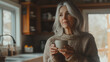 © ethan - 'Warm Morning Tea Time - Cozy Kitchen Scene'