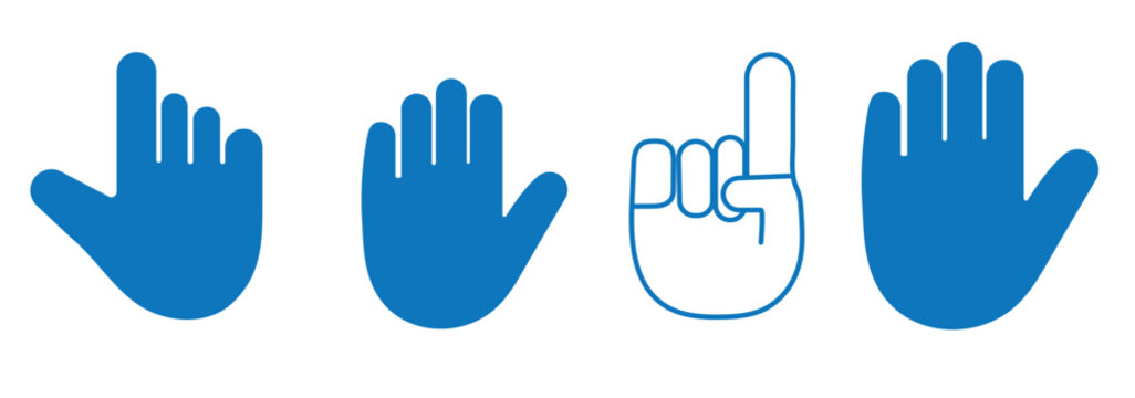 Waving hand icon