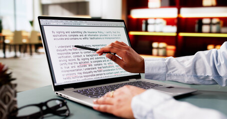 Aufkleber - script proofread and sentence grammar spell check