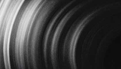 Poster - monochrome abstract halftone pattern with dynamic curved lines, high contrast black and white texture for modern design

