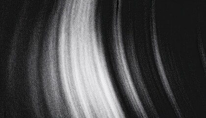 Poster - monochrome abstract halftone pattern with dynamic curved lines, high contrast black and white texture for modern design

