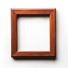 Poster - Polished wooden picture frame ready for cherished memories and artwork display at home or office decor