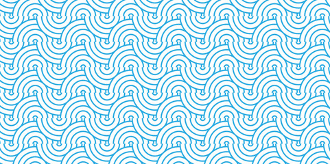Poster - overlapping pattern minimal diamond geometric waves spiral transparent and abstract circle wave line