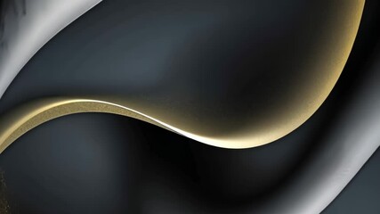 Poster - Sleek curves and shadows unveil elegance of minimalist design in contemporary art
