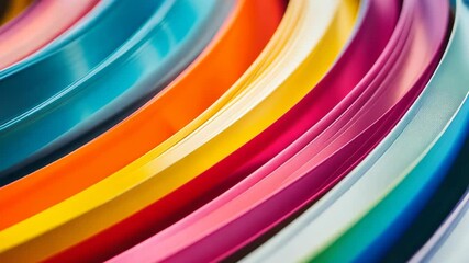 Poster - Vibrant colors swirl together in mesmerizing patterns during an abstract art exploration