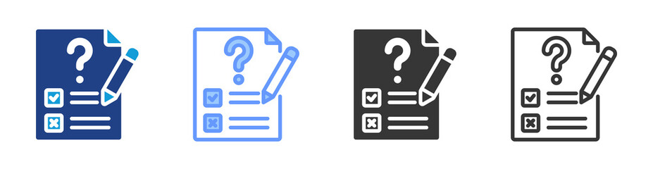 Poster - Define Phase icon set multiple style collection