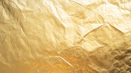 Aufkleber - golden crumpled paper creating an elegant textured background