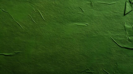 Poster - green creased paper texture forming an abstract background