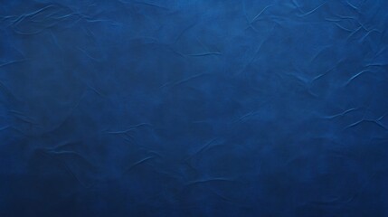 Poster - dark blue crumpled paper texture forming an abstract background
