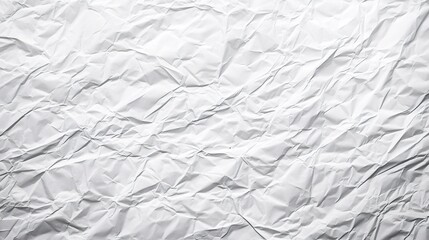 Poster - white crumpled paper creating a textured background effect