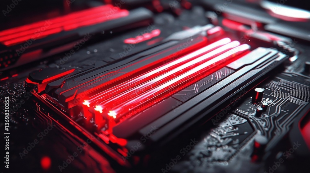 Red Computer Leds Explore how red LEDs enhance the aesthetic appeal of PC hardware setups ...