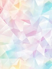 Fototapete - Clean abstract pattern of pastel triangles with smooth gradients arranged in a dynamic composition for an elegant aesthetic